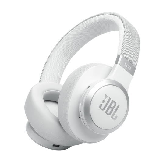 【ほぼ新品】JBL live 770NC　ワイヤレスヘッドホン　白 JBL Live 770NC | Wireless Over-Ear Headphones with True Adaptive